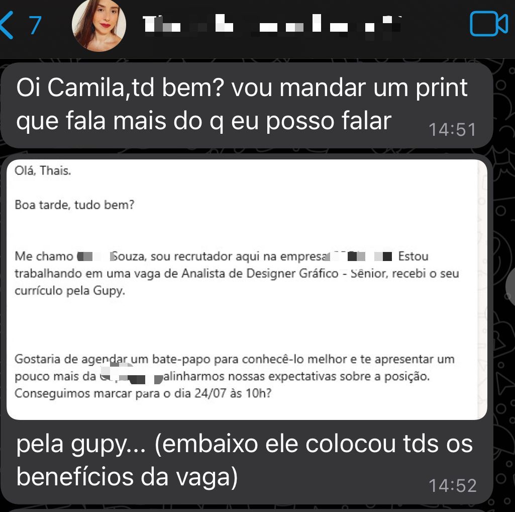 Depoimento de cliente satisfeito com o Empregadissimo