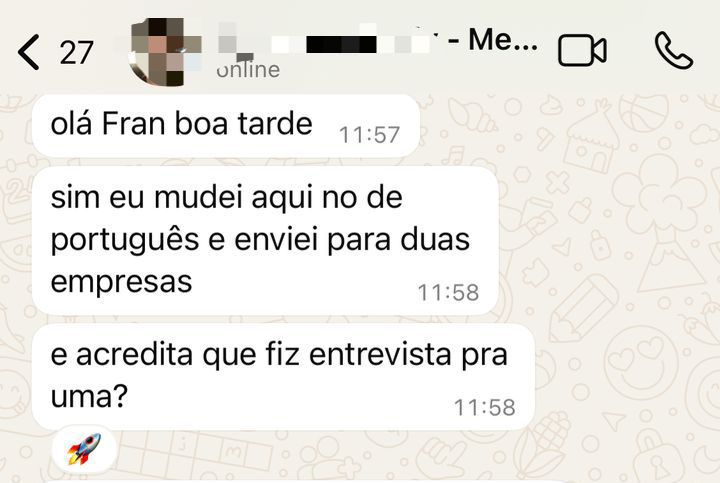 Depoimento de cliente satisfeito com o Empregadissimo